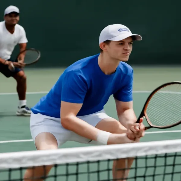 Net play in doubles tennis
