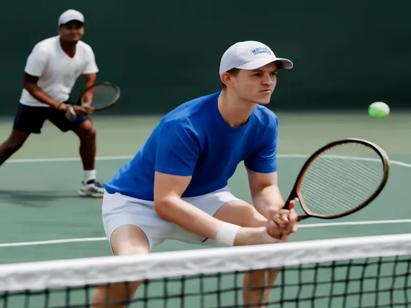 Net play in doubles tennis